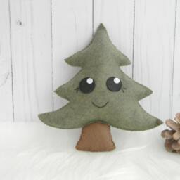 Mountain Pine Tree Nursery Decor Cushion Tree Kawaii Softies Cushion Newborn Baby Gift - thumbnail 3