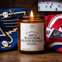 Heated Rivalry Gifts, Ilya Rozanov Candle, Hockey Romance Fan - thumbnail 4