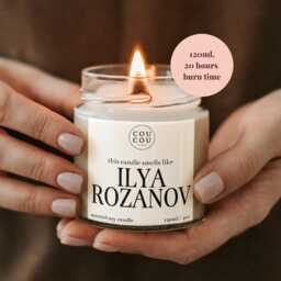 Heated Rivalry Gifts, Ilya Rozanov Candle, Hockey Romance Fan - thumbnail 2
