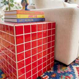 Tiled Side Table, Box L - thumbnail 3