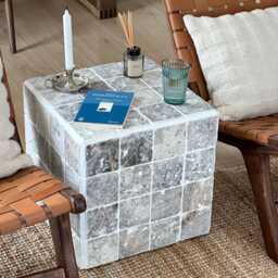 Tiled Side Table, Box L - thumbnail 1