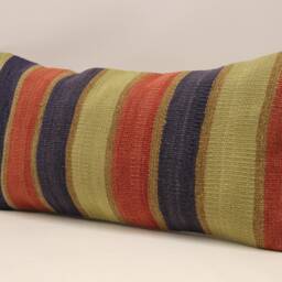 Lumbar Pillow 12x24 - 30x60 cm Turkish Kilim Boho Throw Covers Old Cushion Vintage 4Oaf-549 - thumbnail 3