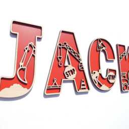 Construction Themed Wooden Letters - Truck Crane Wall Art - thumbnail 3