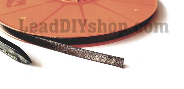 Antique Copper Self Adhesive Lead Strip For Windows & Crafts Genuine Regalead - image 1