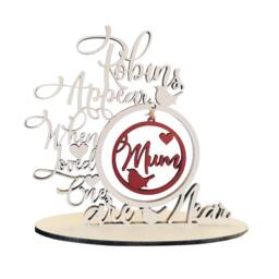 Personalised Robins Appear When Loved Ones Are Near Bauble Christmas Tree Memorial Decoration - thumbnail 4