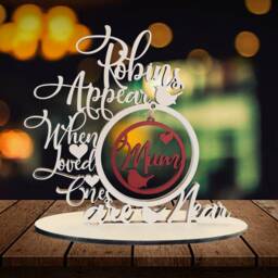 Personalised Robins Appear When Loved Ones Are Near Bauble Christmas Tree Memorial Decoration