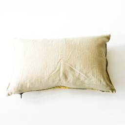 Linen Pillow Cover Maize Thin Stripe - thumbnail 2