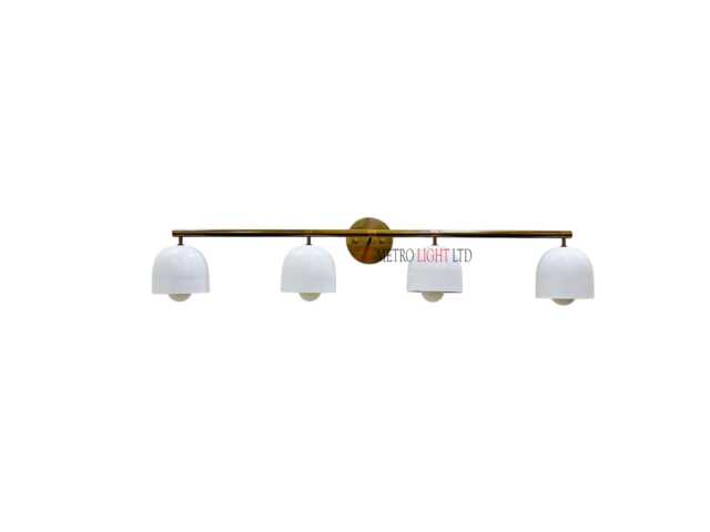 Vanity Light-Wall Light Wall Sconce - Sconces Lamp Mid Century Modern Raw Brass Italian Scone Cone - image 1