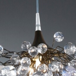 Ceiling Lamp, Lighting, Chandelier With Clear Bubbles For Children Room, Bedroom, Bathroom Or Dining Table Light - thumbnail 3