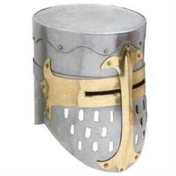 Crusader Templar Medieval Knight Armor Helmet Reenactment Dress Costume Gift - thumbnail 3