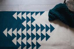 Directions Handmade Flatwoven Modern Kilim Rug Wool Handrafted 8x10 4x6 6x9 Simple Southwestern Aztec Area Rugs - thumbnail 1