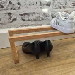 Modern Minimalist Oak Shoe Rack - thumbnail 4