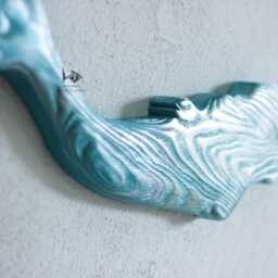 Handmade Wooden Fish Wall Decor, Coastal Nautical Art, Rustic Beach House Decoration - thumbnail 2