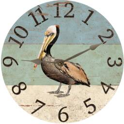 Pelican Beach Clock - Themed Wall Clock - thumbnail 3