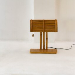 Rattan Modern Bp Desk Lamp, Vintage Style, Office Lighting - thumbnail 4