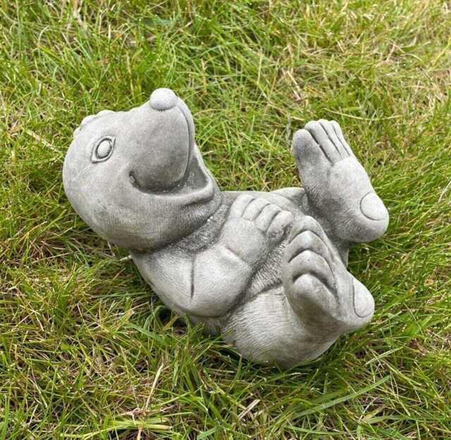 Mole Stone Garden Statue - Outdoor Animal Sculpture Decoration Farm Ornament - image 1