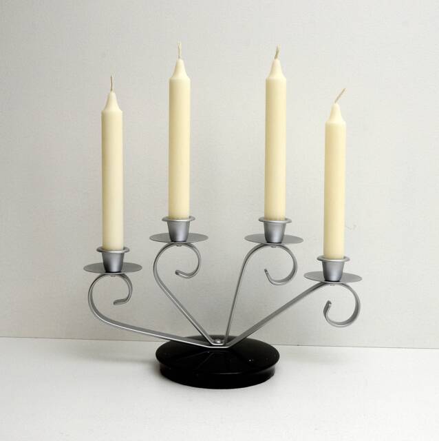 Unique 4 Candlestick Holder, Candelabra - image 1