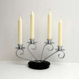 Unique 4 Candlestick Holder, Candelabra - thumbnail 1