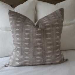 stone Pattern Cushion Cover in Cotton 45x45cm - 18x18Inch - thumbnail 2