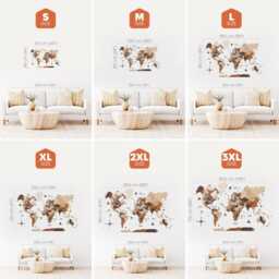 Handcrafted Wooden World Map Wall Art, Home Office Decor, Push Pins Map, Mark Your Travels, Housewarming Gift, 5Th Anniversary Gift - thumbnail 4