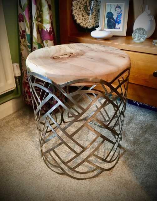 stool Celtic Band Knot Furniture Office Chair Small Seat Reading For Living Room - image 1