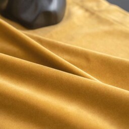 64 Colors, 928-68, A Pair Of Mustard Velvet Curtains , Living Room Curtains, Velvet Drapery Panels, Bedroom Custom Made - thumbnail 3