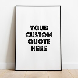 Custom Quote Printable, Text Print, Wall Art, Personalised Poster, Gallery Wall, Typography A3 A4 A5, Gift - thumbnail 2