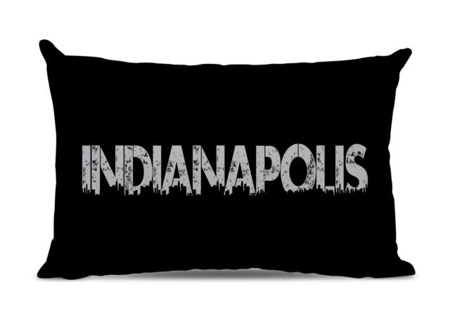 Indianapolis Pillow - Skyline City Urban Throw Gift Of