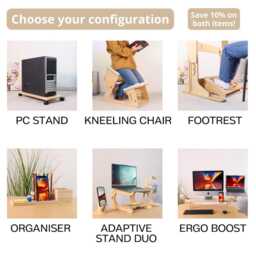 Wall Mounted Floating Desk Space-Saving Plywood Home Office - thumbnail 3