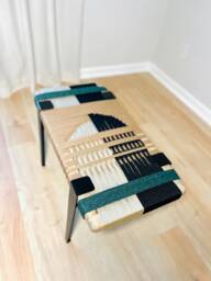 Hand-Woven Entryway Bench Mcm Style End Of Bed & Mudroom Seating - Custom-Made, Multiple Sizes