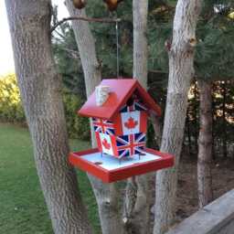 Canada & England Flags Bird Feeder - thumbnail 3