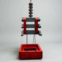 Pagoda Bird Feeder Asian Style Cedar Hanging Platform - thumbnail 2