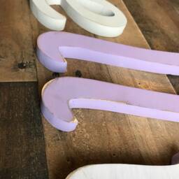 Wood Letters For Nursery, Baby Name, Individual Letters, Wooden Letters, Nursery Decor, Over The Crib Name Sign, Painted, Custom - thumbnail 2