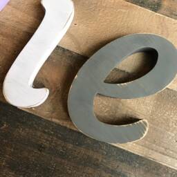 Wood Letters For Nursery, Baby Name, Individual Letters, Wooden Letters, Nursery Decor, Over The Crib Name Sign, Painted, Custom - thumbnail 3