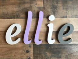 Wood Letters For Nursery, Baby Name, Individual Letters, Wooden Letters, Nursery Decor, Over The Crib Name Sign, Painted, Custom - thumbnail 1