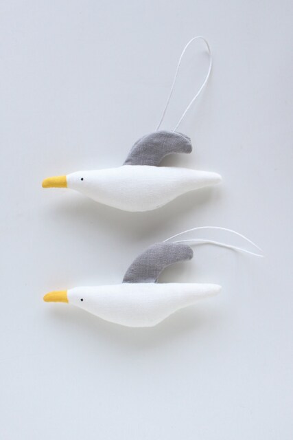 Seagull Ornament Hanging /Seagull/Couple Birds Gull Home Decoration/ Bird Gift Ideas Hanging Decoration - image 1