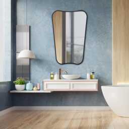 Italian Style Mirror, Aesthetic Wall Full Length Elegant Decor, Bathroom Gift For Wedding, Housewarming - thumbnail 2