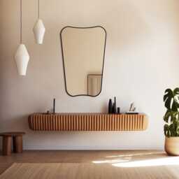 Italian Style Mirror, Aesthetic Wall Full Length Elegant Decor, Bathroom Gift For Wedding, Housewarming - thumbnail 1