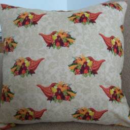 Small Conrnucopia Print Pillow Covers 16 X - Set Of 2 - thumbnail 3