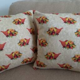 Small Conrnucopia Print Pillow Covers 16 X - Set Of 2 - thumbnail 4