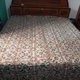 Indian Handblock Kantha Quilt Beautiful Piece Indian Handmade Kantha Quilt , Kantha Bedspread Size Multi - thumbnail 4