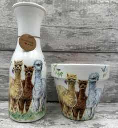 Alpaca Vase, Alpaca Plant Pot, Gifts - thumbnail 1