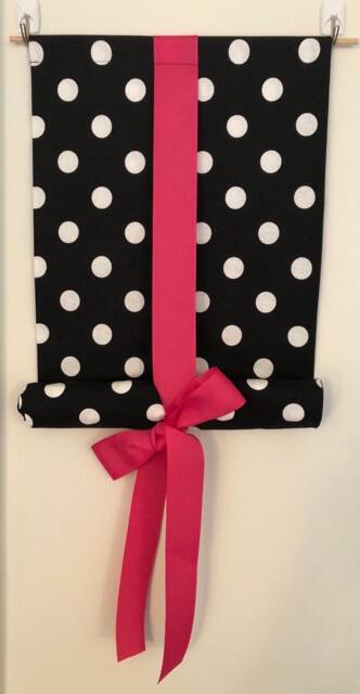 Black/White Polka Dot Cute Door Curtain - image 1