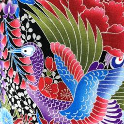 Peacock Lampshade Japanese Oriental Bird Light Shade - thumbnail 4