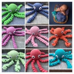 Octopus, Crocheted, For Babies, Premature Everyone - thumbnail 1