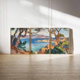 Set Of 3 Corsica Travel Prints, Posters, Wall Art, Greek Gift - thumbnail 2