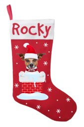 Jack Russell Terrier Christmas Stocking