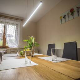 Led Hanging Lamp Made Of Oak/Walnut Wood - thumbnail 2