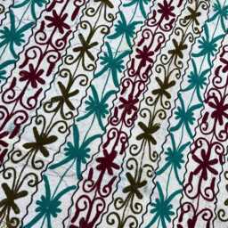 Traditional Vintage Suzani Kantha Quilt Hand Stitched Floral Cotton Reversible Bedspread Boho Throw - thumbnail 4
