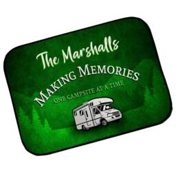 Personalised Campervan Motorhome Mat - Making Memories, Mobile Rv Door 44cm X 32cm Va Life Accessories - Matching Coasters Available - thumbnail 3